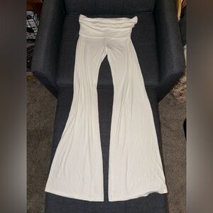 SKIMS Soft Lounge Ribbed Fold Over Pant, Marble.